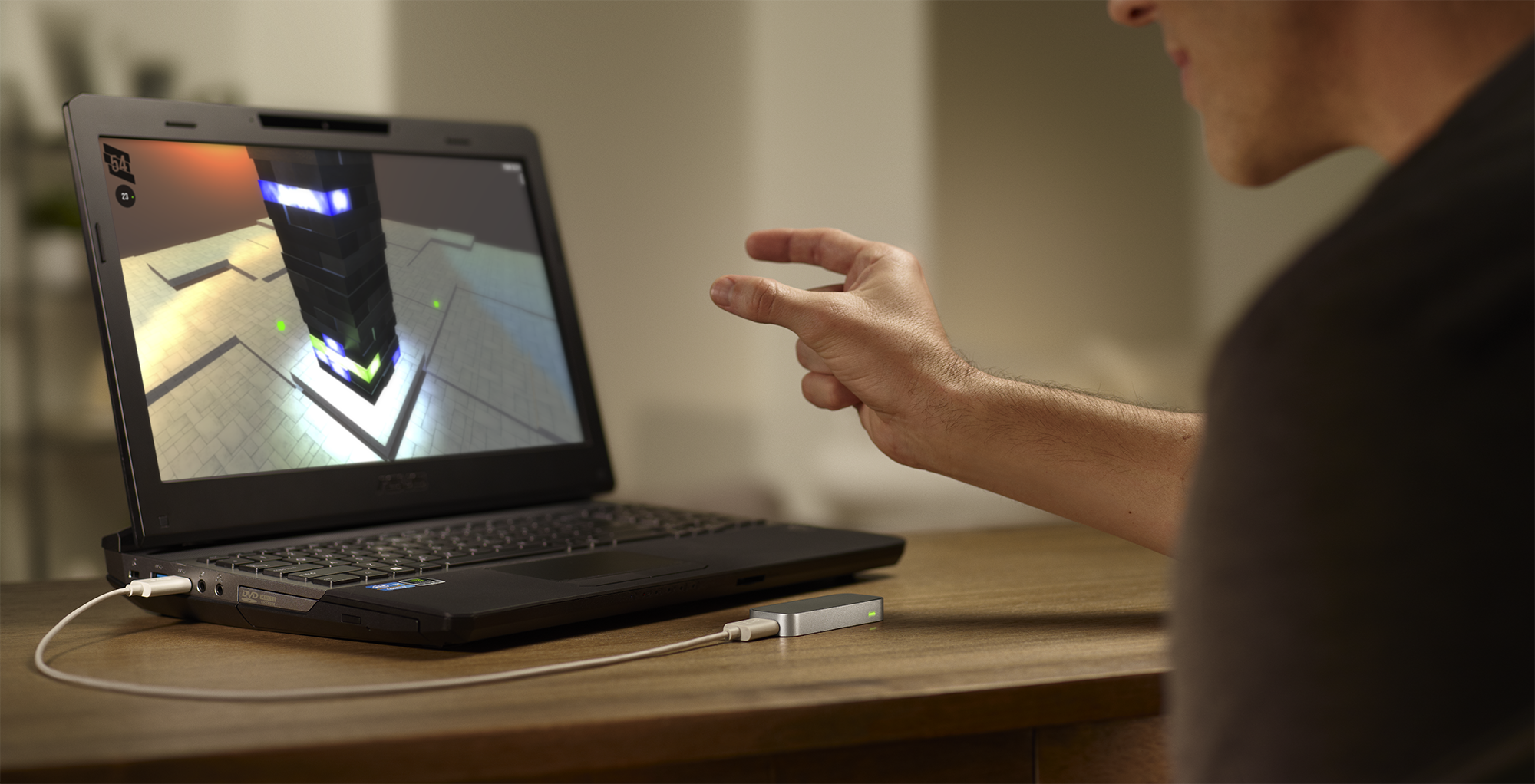 Leap Motion on Laptop
